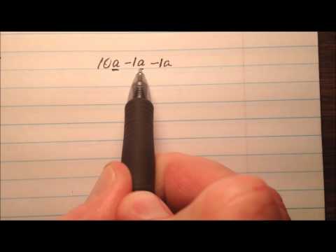 Generating Equivalent Expressions Combining Like Terms (CO.6.2.1.c)