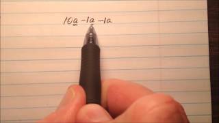 Generating Equivalent Expressions Combining Like Terms (CO.6.2.1.c)