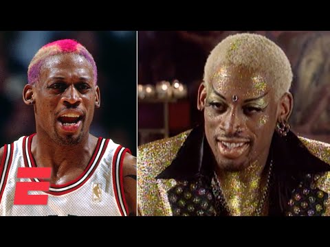 Dennis Rodman, dripping in gold, gives an inside look into his persona in a '97 interview | ESPN
