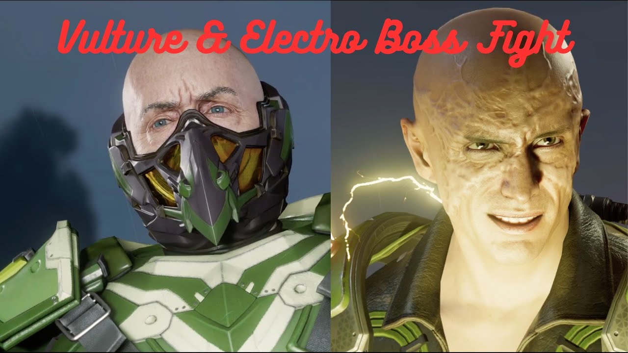 Spider-Man PS4 Electro & Vulture Boss Fight