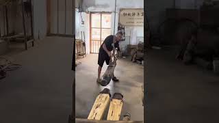 Old Chinese Method of Oil Extraction - Good tools and machinery make work easy