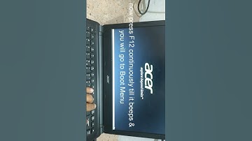 How to boot any acer laptop