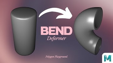 Bend ANY 3D MODEL with the Bend Deformer in Autodesk Maya !