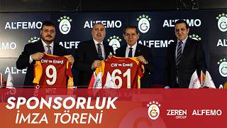 Alfemo I Galatasaray Spor Kulübü Futbol A Takımı Forma Yan Sponsorluğu İmza Töreni