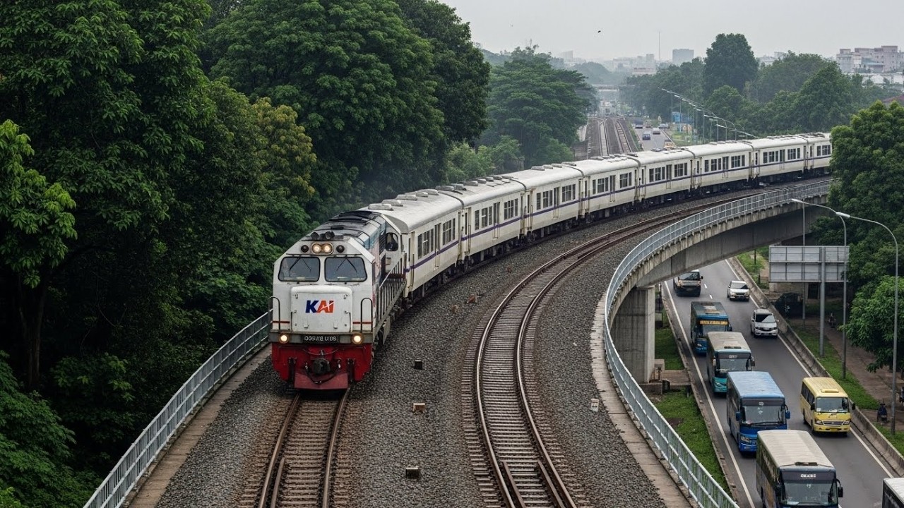 Kereta Api Panjang !! Disini Kumpulan 34 Kereta Api Super Ngebut