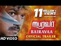 Bairavaa official trailer  ilayathalapathy vijay keerthy suresh  santhosh narayanan  bharathan