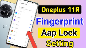 Oneplus 11r fingerprint app lock/Oneplus 11r me app lock kaise kare/Oneplus 11r apps lock setting
