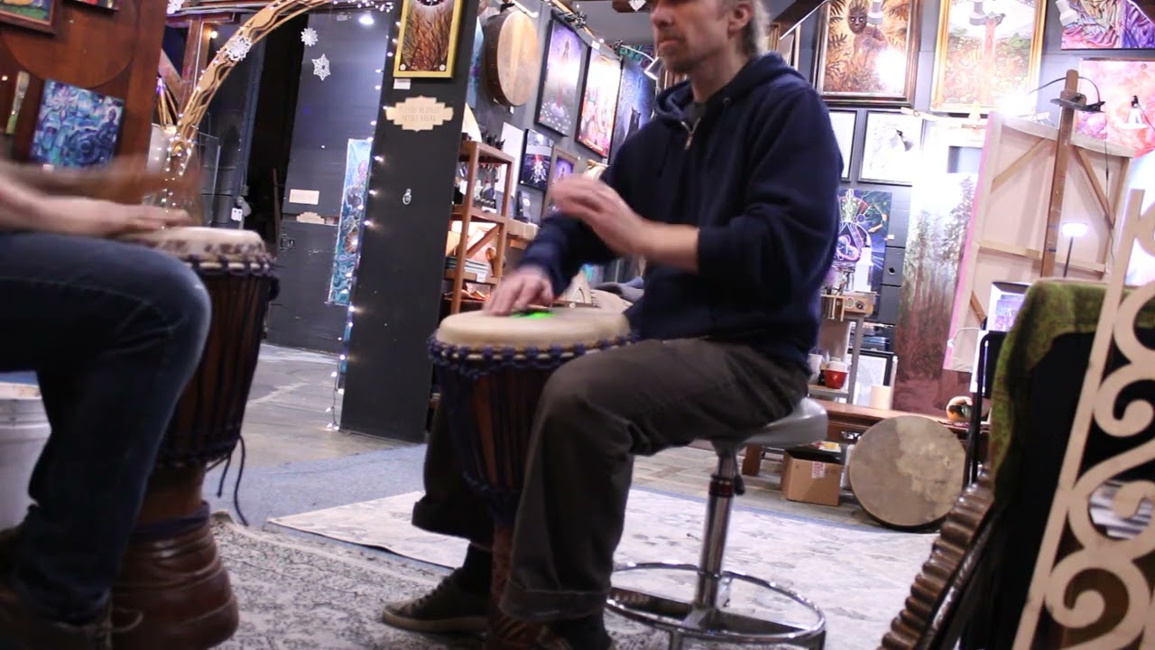 Hand Drum Jam  with Artist Moksha Marquardt and Joe Riso
