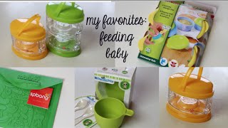 REVIEW: My Favorite Baby Products for FEEDING! Baby Bjorn, NUBY, INNOBABY, Spbang