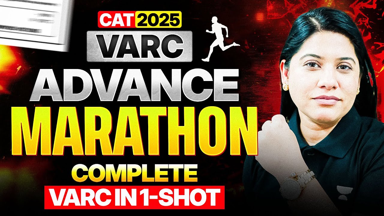 FULL VARC Advance Marathon in 1 Mega Stream for CAT 2025 - YouTube