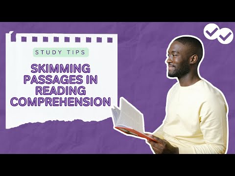How to Skim Reading Comprehension Passages