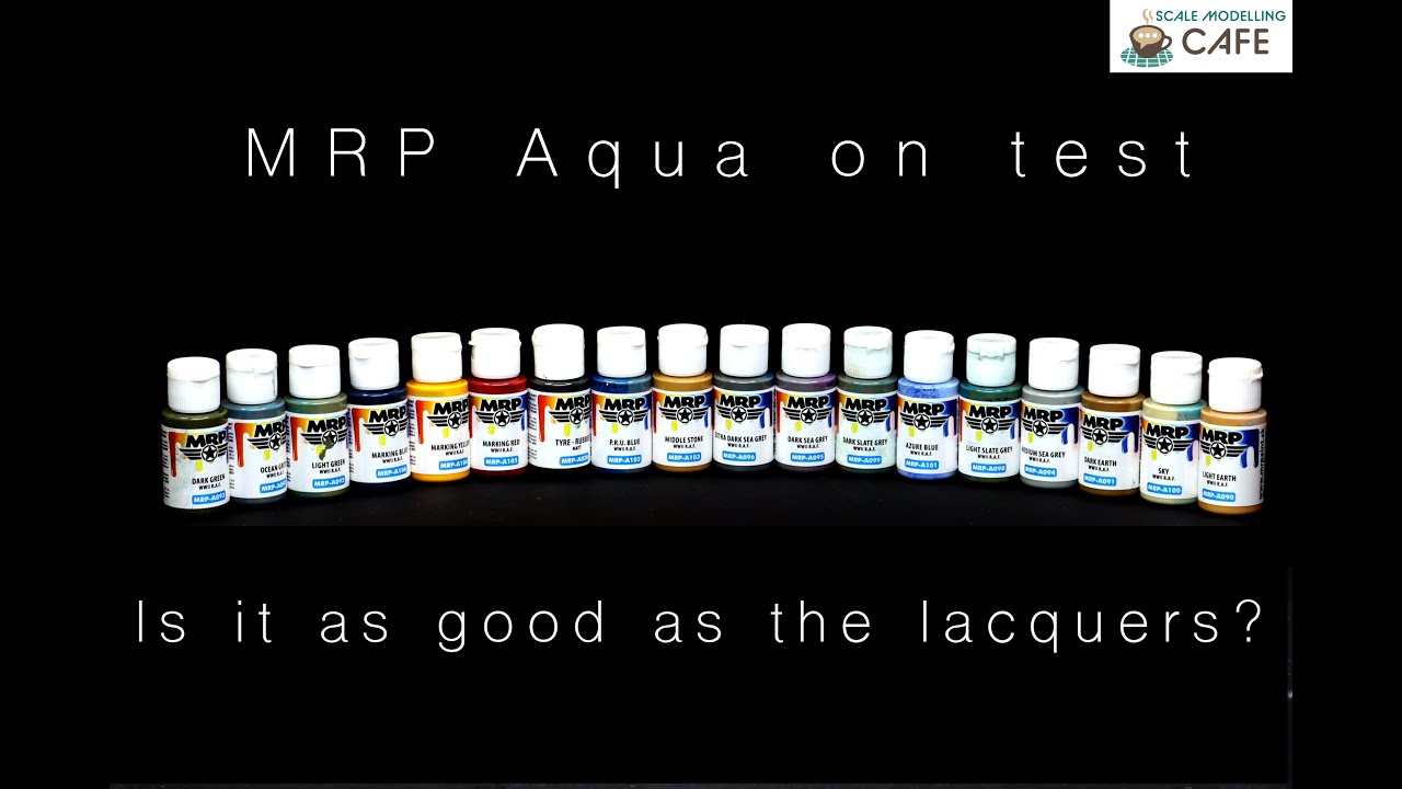 Новые акриловые краски MRP Aqua на тестировании и обзоре