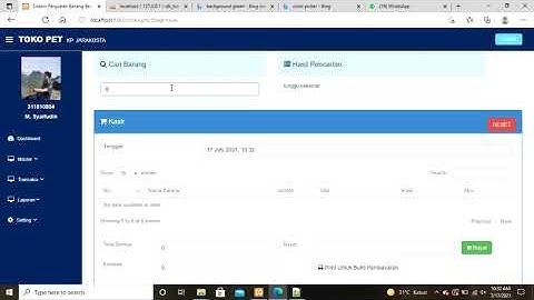 sistem informasi penjualan berbasis web dengan php dan mysql