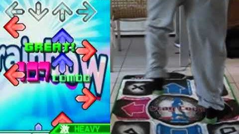 StepMania/DDR - Ryu☆ (Ryu* / Ryu) - rainbow rainbow on soft mat Heavy/Expert