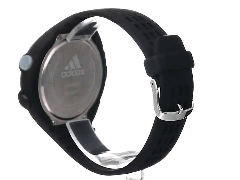 capitalismo Pantera Pulido adidas Unisex ADP6080 Digital Black Watch with Polyurethane Band - YouTube