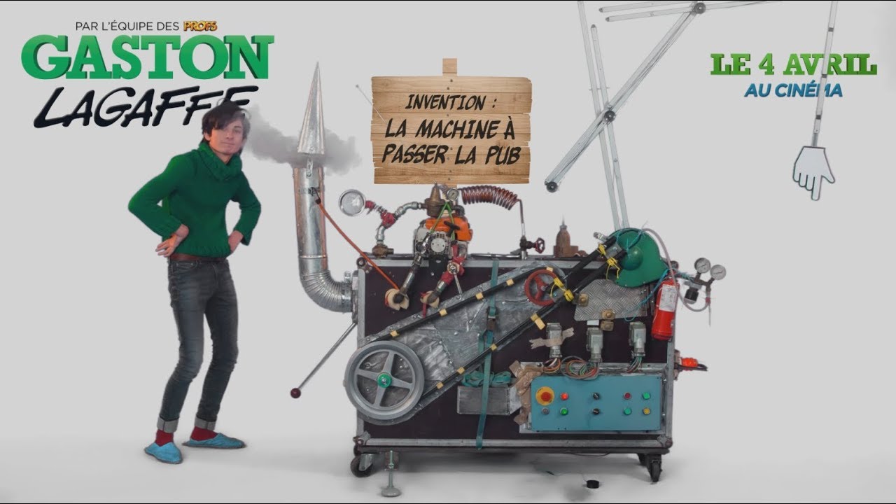 Gaston Lagaffe - Spot machine pour faire passer la pub - UGC Distribution