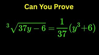USA Olympiad Math Challenge | Can You Prove This Cube Root Identity?