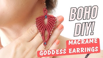 Stop Buying, Start Making! DIY Macrame Earrings Tutorial (Boho & Elegant)