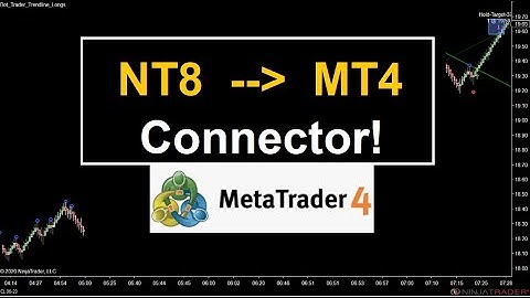 NT8 to MT4 Bridge: Connect Ninjatrader to MetaTrader! 💰 💲