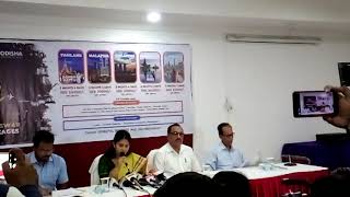 OTDC chairperson briefs media about new package tours in Bhubaneswar