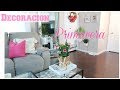 DECORANDO MI SALA PARA ESTA PRIMAVERA - COMO DECORAR ESPACIOS PEQUEÑOS