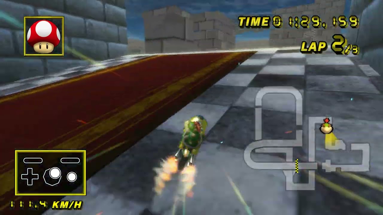 【CTGP Expert Staff Ghost】 Wolf Castlegrounds - 