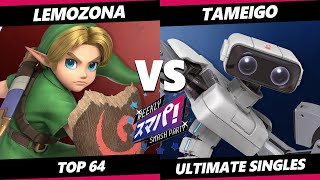Sumapa 207 - Lemozona Young Link Vs. Tameigo Rob Smash Ultimate - Ssbu