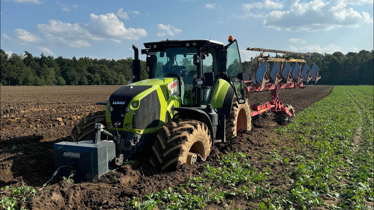 ZAPADLÝ CLAAS AXION 830//ŠKODA 180