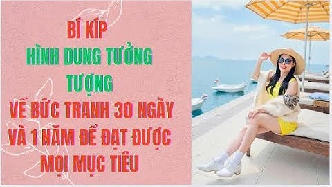 BÍ KÍP HÌNH DUNG TƯỞNG TƯỢNG VỀ BỨC TRANH 30 NGÀY VÀ 1 NĂM ĐỂ ĐẠT ĐƯỢC MỌI MỤC TIÊU