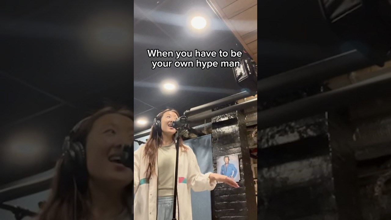 When you have to be the hype man AND kids choir 😂 Making of I’m in the Lord’s Army 🎶 #bts #shorts