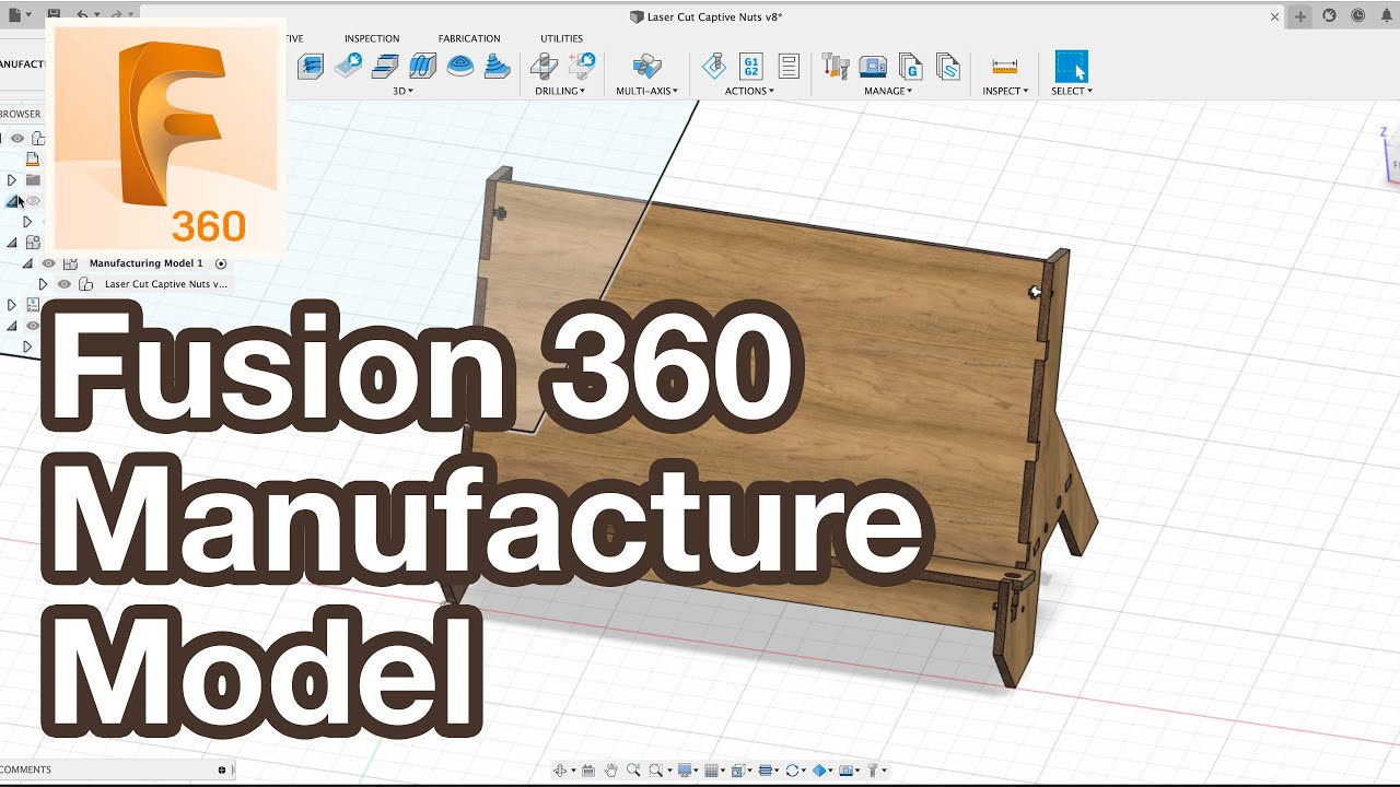 Fusion 360 Tutorial - Manufacturer Model - YouTube