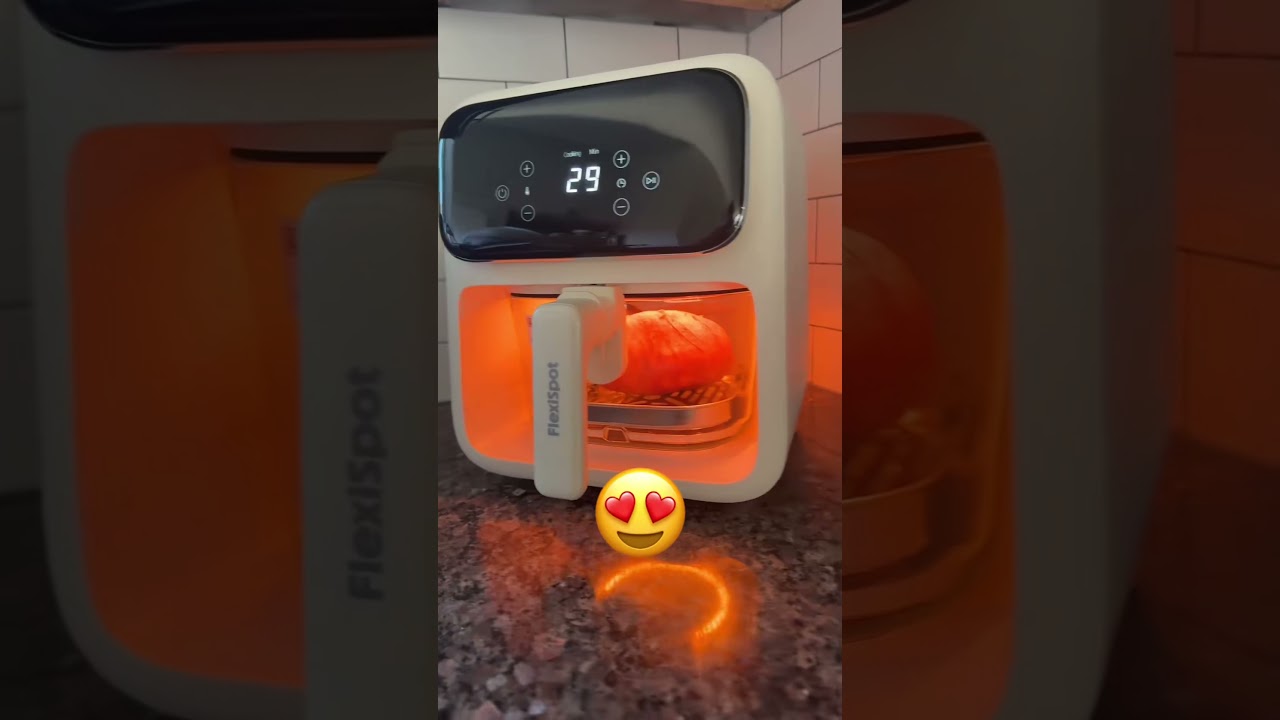 No more plastic. This glass airfryer is non toxic 