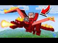 DRAGON vs SUPERHERO Secret Room In Minecraft!