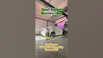 Touchless self-service car wash that can be installed on 30 square meters #carwash #carwashing