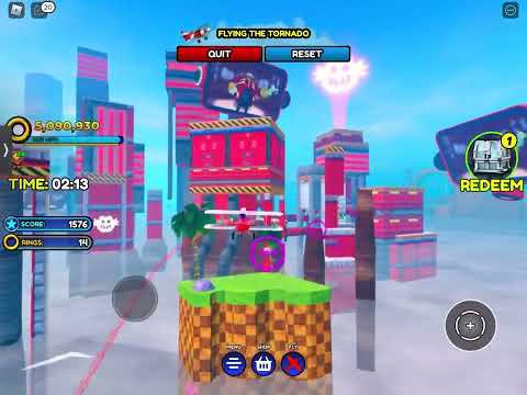 Melo plays sonic speed simulator tornado assault event