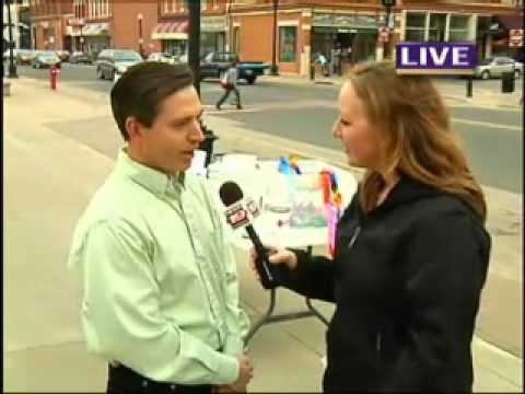 Scott Neader WXOW TV-19 Live Interview at Red Cross Japan fundraiser 4/7/11