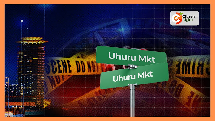 Man arrested for murder of ex-lover in Uhuru Market