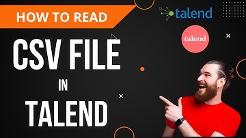 How to read csv file in Talend | Read CSV file using Talend Open Studio | tFileInputDelimited