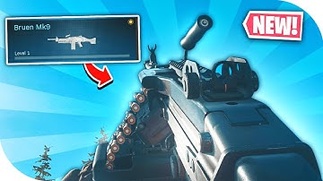 HOW TO UNLOCK BRUEN MK9 LMG, ALL ATTACHMENTS + GAMEPLAY! (COD MW FREE MK9 BRUEN LMG DLC WEAPON)