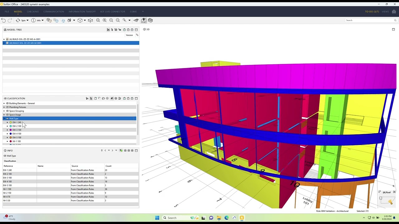 01 - Solibri Office - Organising the model