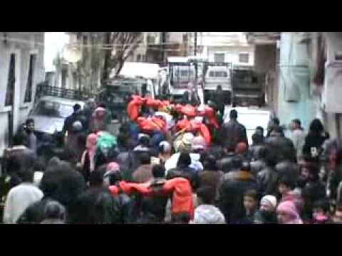 كرم الزيتون تشييع  أطفال المجزرة.mp4