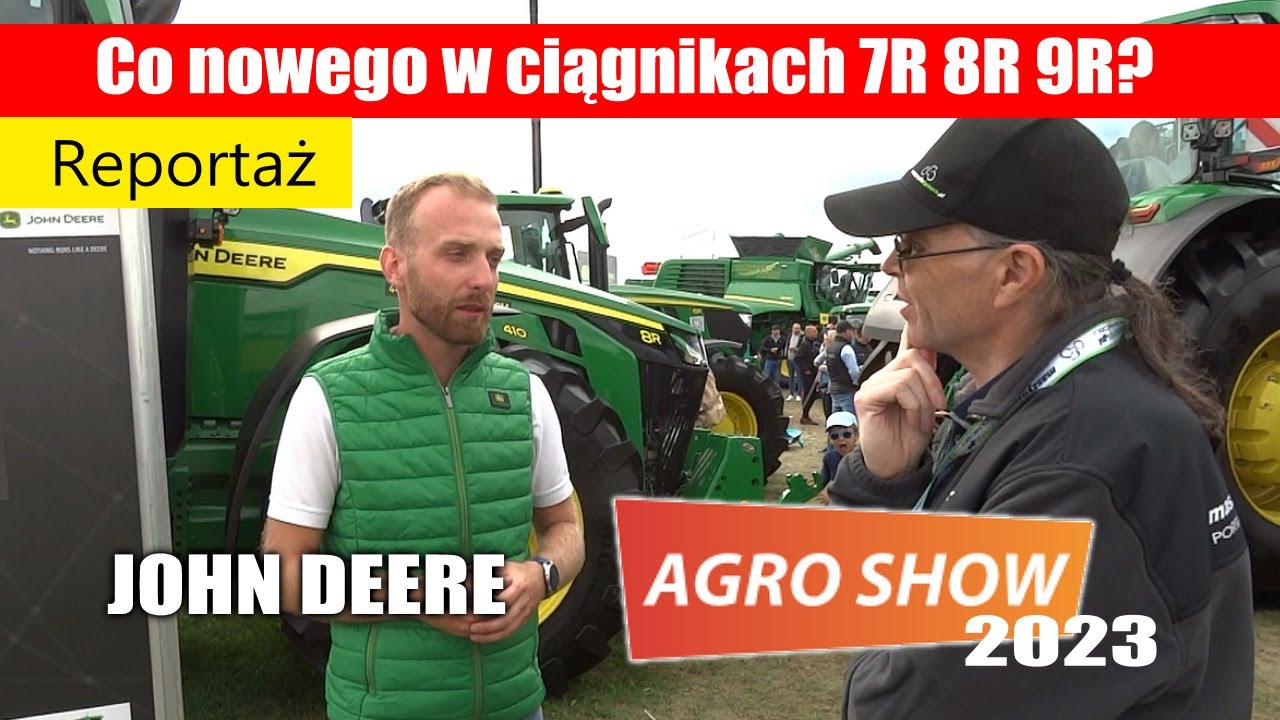 maxresdefault Co nowego w ciągnikach John Deere 7R, 8R, 9R?   Agro Show 2023