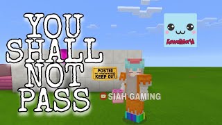 You Shall Not Pass 🚫 | minecraft tricks tried in Kawaii World