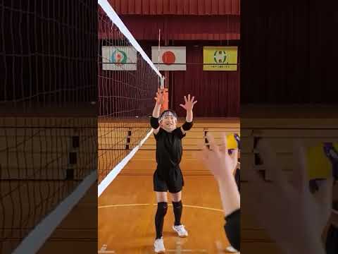 セットしてポーン 小学生バレー Hapikan