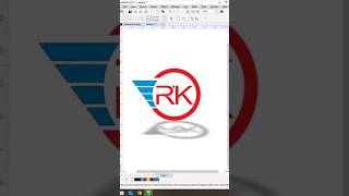 Coreldraw Tutorial - Creative Letter Logo Design In Coreldraw #shorts #coreldraw  #youtube