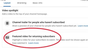 Set Video Spotlight Feature Video for returning subscribers YouTube channel in YT Studio 2022