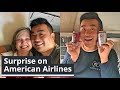 I was SURPRISED by American Airlines!