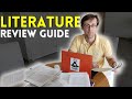 How to write a literature review from start to finish full tutorial