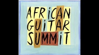 Donné Roberts with African Guitar Summit in Victoria BC 2014.