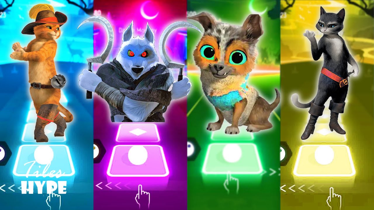 Puss in boots vs Death wolf (death whistle) vs Perrito vs Pussy soft